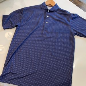 Men’s small plains wear navy polo